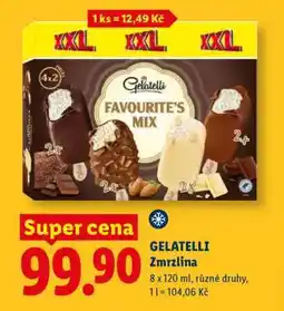 Lidl GELATELLI ZMRZLINA nabídka