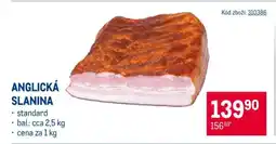Makro Anglická slanina nabídka