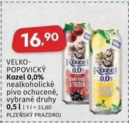 Coop Kozel 0,0 % nabídka