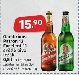 Coop GAMBRINUS PATRON 12 EXCELENT 11 nabídka