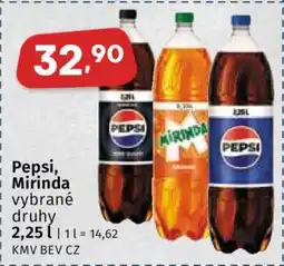 Coop Pepsi, Mirinda nabídka