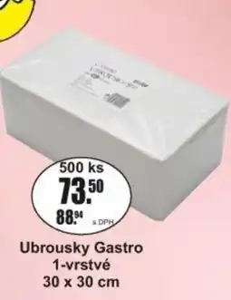 Adam Ubrousky Gastro 1-vrstvé nabídka