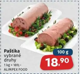 Coop Paštika nabídka