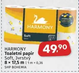 Coop Harmony toaletní papír nabídka