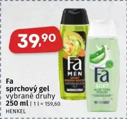 Coop Fa sprchový gel nabídka