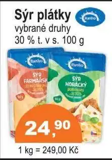 COOP DISKONT Sýr plátky nabídka