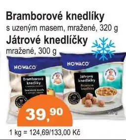 COOP DISKONT Játrové knedlíčky nabídka