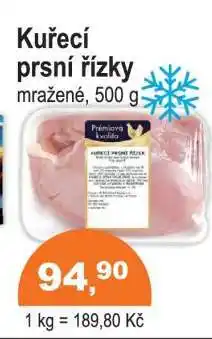 COOP DISKONT Kuřecí prsí řízky nabídka