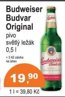 COOP DISKONT Budweiser Budvar original nabídka