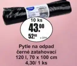 Adam Pytle na odpad černé zatahovací 120 I, 70 x 100 cm 4,30/1 ks nabídka