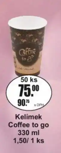 Adam Kelímek Coffee to go 1,50 / 1 ks nabídka