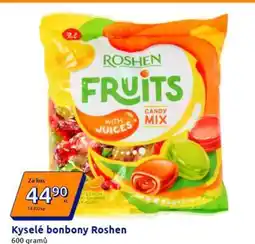 Action Kyselé bonbony Roshen nabídka