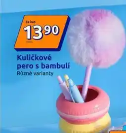 Action Kuličkové pero s bambulí nabídka