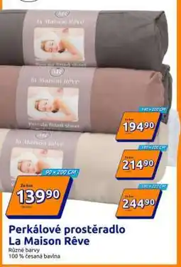 Action Perkálové prostěradlo La Maison Rêve nabídka