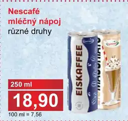 PLUS JIP Nescafé mléčný nápoj nabídka