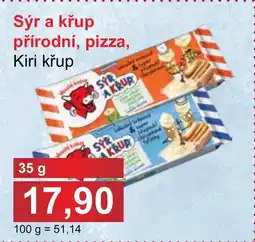 PLUS JIP Sýr a křup přírodní, pizza nabídka