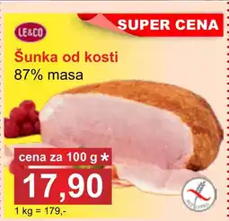 PLUS JIP Šunka od kosti nabídka