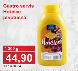 PLUS JIP Gastro servis Hořčice plnotučná nabídka