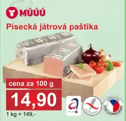 PLUS JIP Písecká játrová paštika nabídka