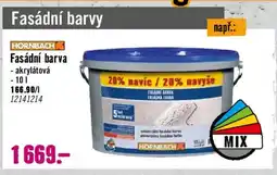 Hornbach Fasádní barva nabídka