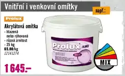Hornbach Prolux Akrylátová omítka nabídka