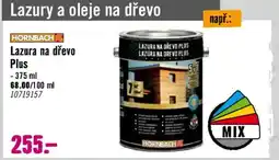 Hornbach Lazura na dřevo Plus nabídka