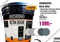 Hornbach DECORESINO Beton Dekor nabídka