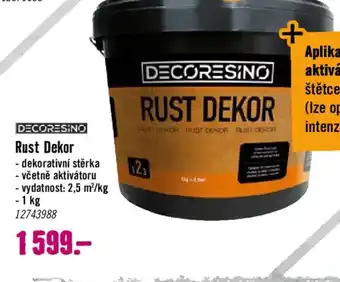 Hornbach DECORESINO Rust Dekor nabídka