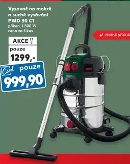 Kaufland Vysavač na mokré a suché vysávání PWD 30 C1 nabídka