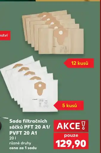 Kaufland Sada filtračních sáčků PFT 20 A1/ PVFT 20 A1 nabídka