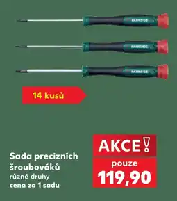 Kaufland Sada precizních šroubováků nabídka