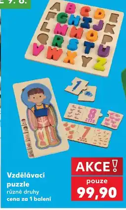 Kaufland Vzdělávací puzzle nabídka
