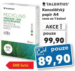 Kaufland Kancelářský papír A4 nabídka