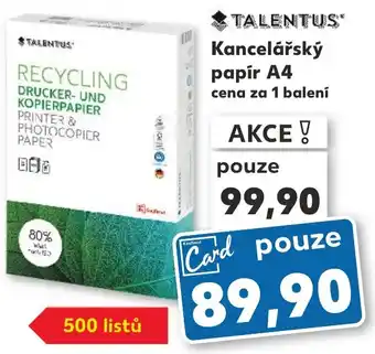 Kaufland Kancelářský papír A4 nabídka