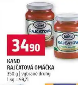 Terno KAND RAJČATOVÁ OMÁČKA 350 g vybrané druhy nabídka