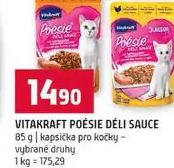 Terno VITAKRAFT POÉSIE DÉLI SAUCE 85 g kapsička pro kočky vybrané druhy nabídka