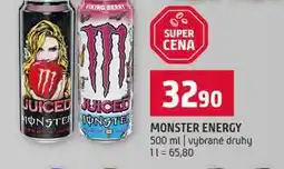 Terno MONSTER ENERGY 500 ml vybrané druhy nabídka