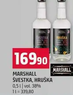 Terno MARSHALL ŠVESTKA, HRUŠKA 0,5l vol. 38% nabídka