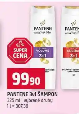 Terno PANTENE 3v1 ŠAMPON 325 ml vybrané druhy nabídka