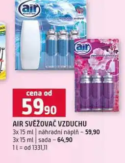 Terno AIR SVĚŽOVAČ VZDUCHU 3x 15 ml náhradní náplň 3x 15 ml sada nabídka