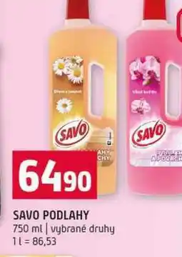 Terno SAVO PODLAHY 750 ml vybrané druhy nabídka