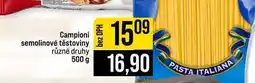 Jip Campioni semolinové těstoviny různé druhy nabídka