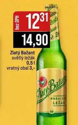 Jip Zlatý Bažant světlý ležák nabídka
