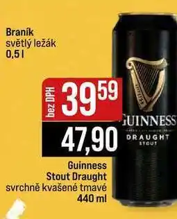 Jip Guinness Stout Draught svrchně kvašené tmavé nabídka
