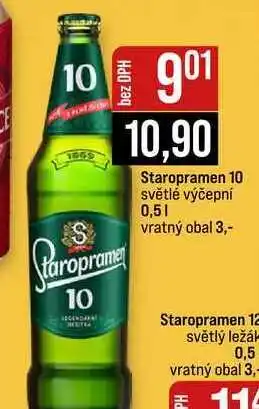 Jip Staropramen 12 světlý ležák nabídka