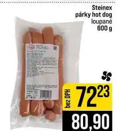 Jip Steinex párky hot dog loupané nabídka