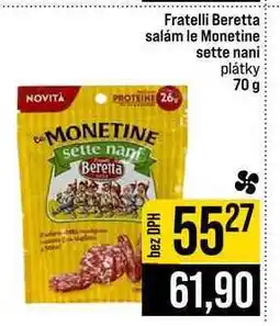 Jip Fratelli Beretta salám le Monetine sette nani plátky nabídka