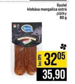Jip Gyulai klobása mangalica ostrá plátky nabídka