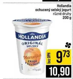 Jip Hollandia ochucený selský jogurt různé druhy nabídka