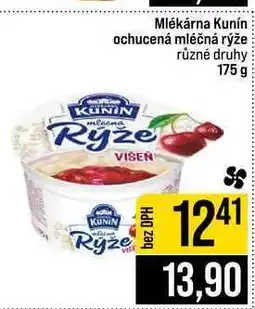 Jip Mlékárna Kunín ochucená mléčná rýže různé druhy nabídka
